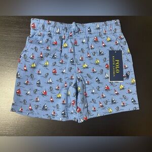 Polo Ralph Lauren Toddler &Little Boys Sailboat-Print Spa Terry Shorts- Size: 3